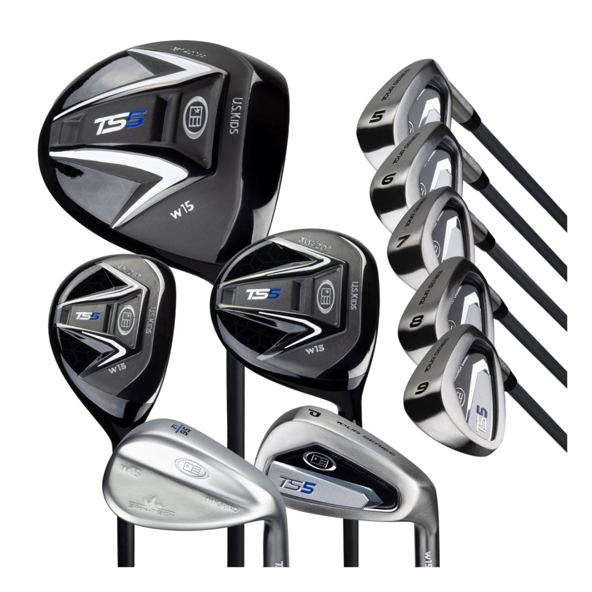 US Kids TS5 10 Club Set Combo Shafts