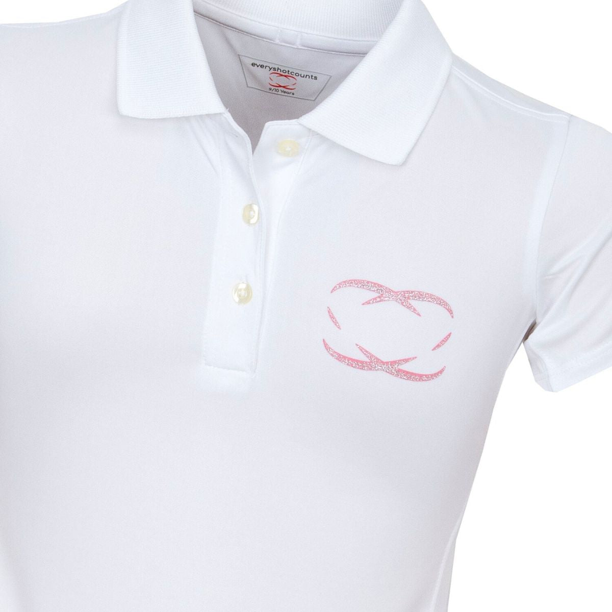 Girls Golf Polo Shirt - White