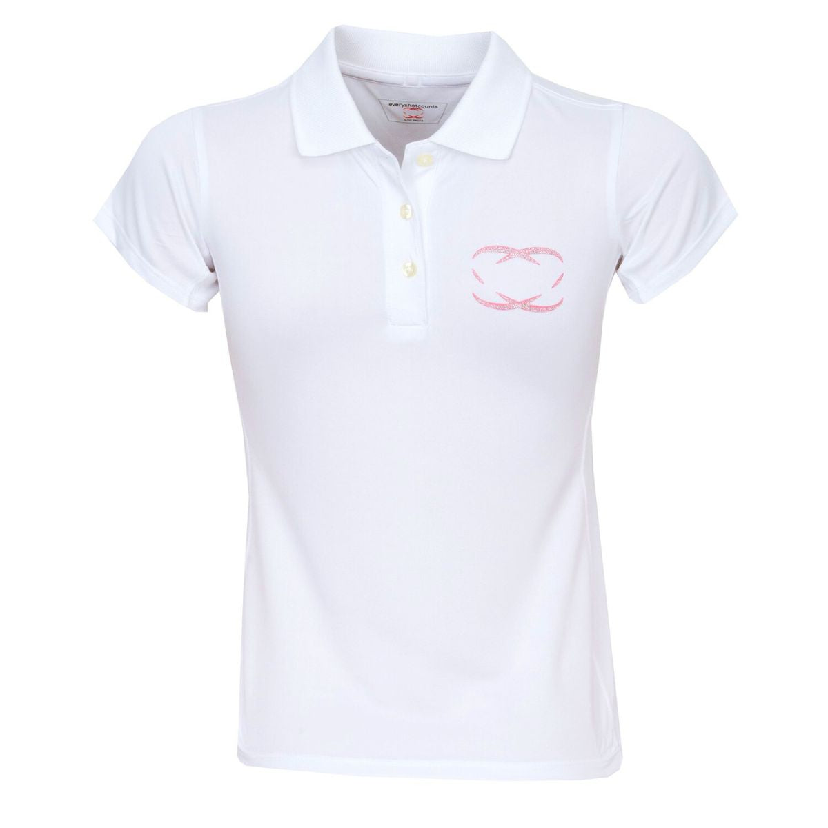 Girls Golf Polo Shirt - White