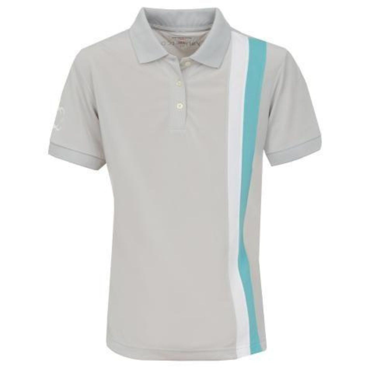 Girls Golf Polo Shirt - Grey