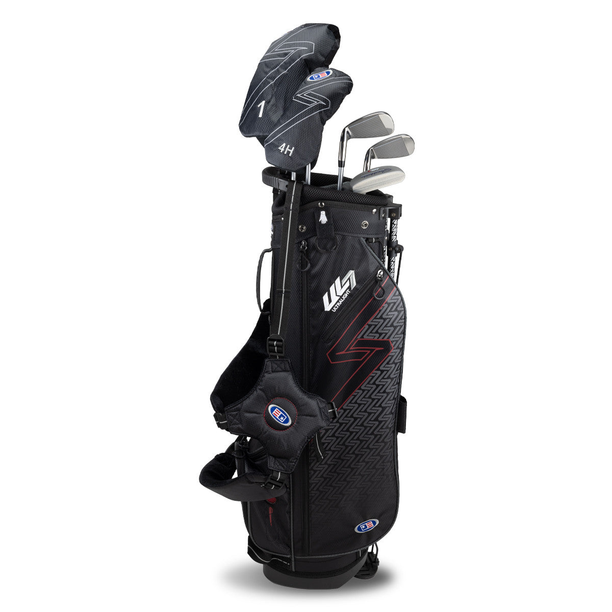 US Kids Golf Clubs UL7 48"- 63" 5 Club Carry Bag Set