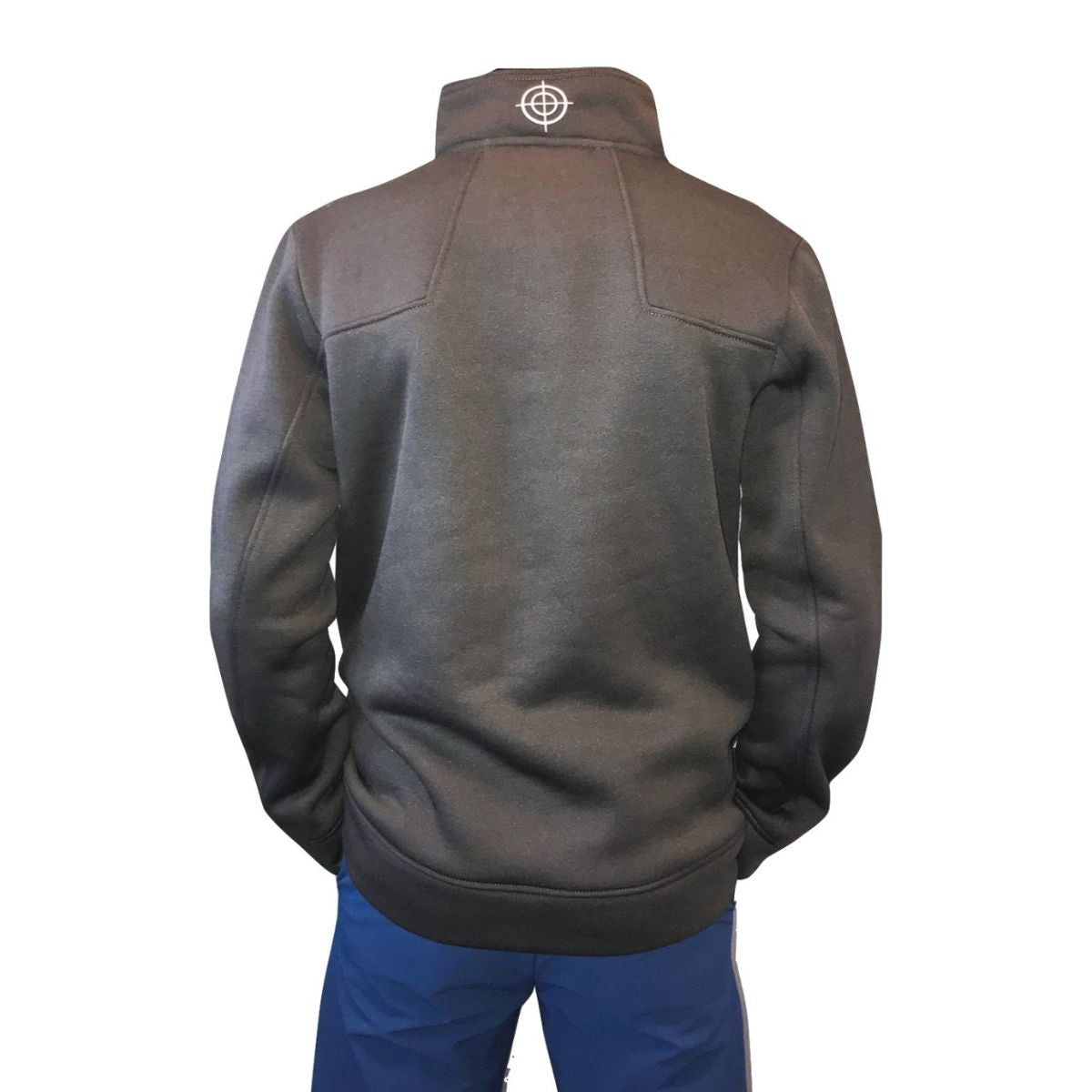 Kids Golf Jumper - Alberto - Iron Grey