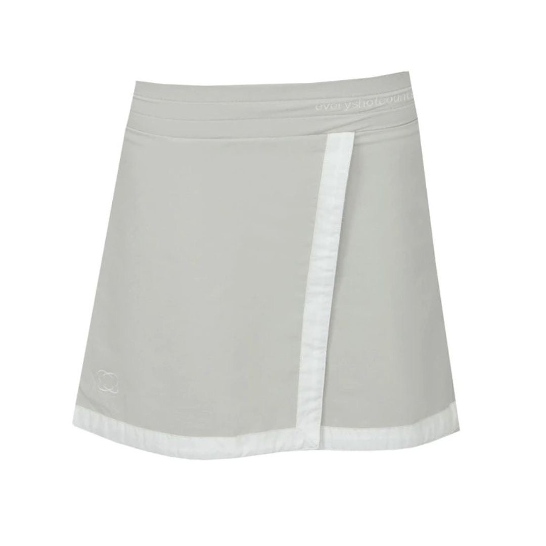 Girls Golf Skort - Cool Grey