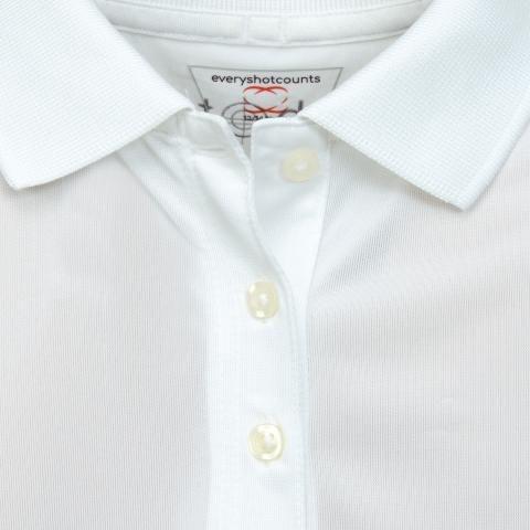Girls Golf Polo Shirt - White