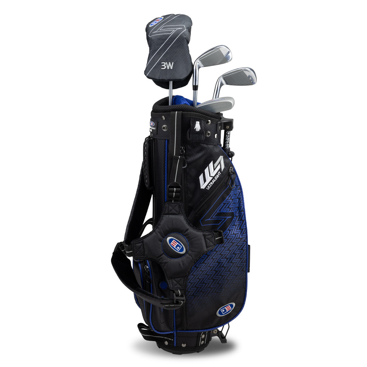 US Kids Golf Clubs UL7 42"- 45" 4 Club Carry Bag Set