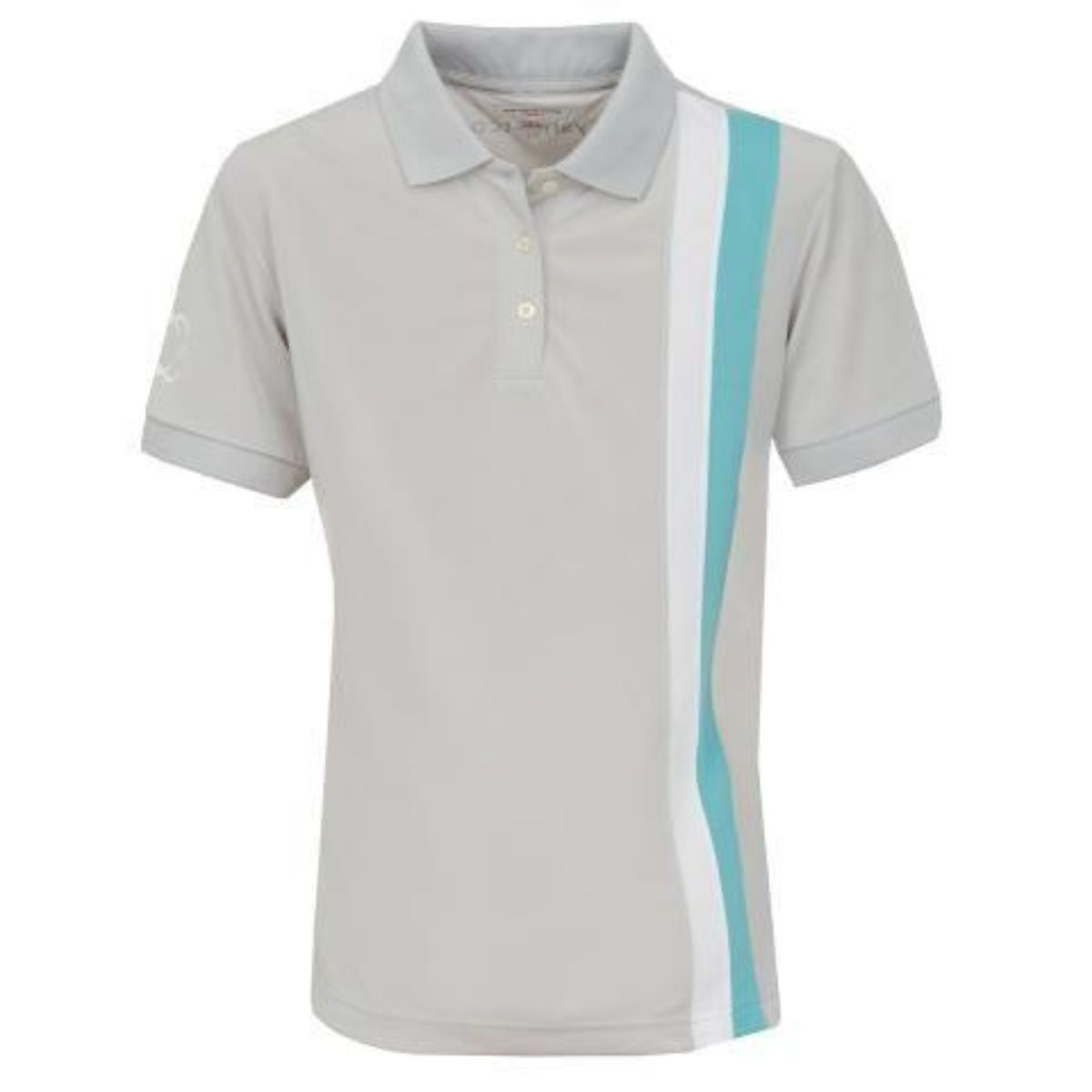 Girls Golf Polo Shirt - Grey