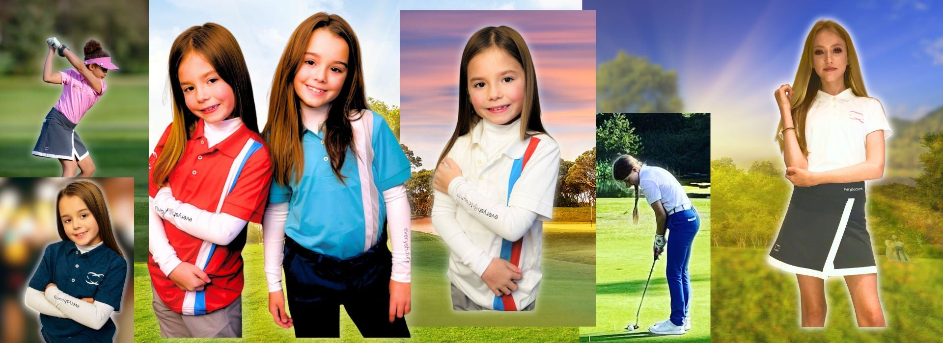 girls golf clothes, junior golf clothing, kids golf clothes