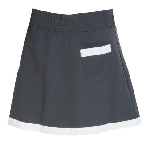 Girls Golf Skort Dark Grey 'Killeen'